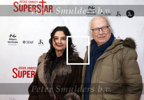 Amsterdam 21 januari 2024
Premiere Jesus Christ Superstar in het DeLaMar theater. Eddy Habbema met zijn vrouw