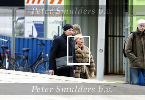 Amsterdam 28 februari 2024
Eugene v Dun en zijn partner komen aan bij de rechtbank van Amsterdam . Henk de Vries (partner Connie Witteman ) staat buiten bij de rechtbank.
