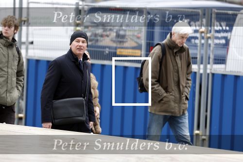Amsterdam 28 februari 2024
Eugene v Dun en zijn partner komen aan bij de rechtbank van Amsterdam . Henk de Vries (partner Connie Witteman ) staat buiten bij de rechtbank.