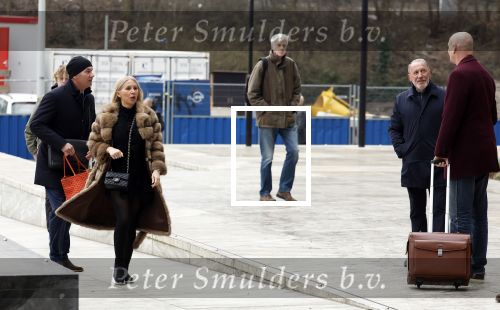 Amsterdam 28 februari 2024
Eugene v Dun en zijn partner komen aan bij de rechtbank van Amsterdam . Henk de Vries (partner Connie Witteman ) staat buiten bij de rechtbank.