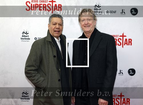 Amsterdam 21 januari 2024
Premiere Jesus Christ Superstar in het DeLaMar theater. Frank Sanders  en Bas  Groenenberg