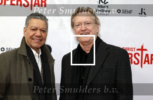 Amsterdam 21 januari 2024
Premiere Jesus Christ Superstar in het DeLaMar theater. Frank Sanders  en Bas  Groenenberg