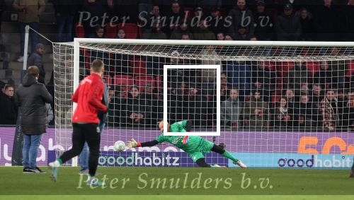 Eindhoven, 27 Januari 2023 
PSV-Almere City, eindstand 2-0
Oud Albert Heijn acteur Harry Piekema als keepers bij PSV onder de rust