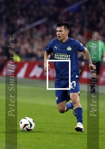 Amsterdam, 3 Februari 2024 AJAX-PSV, eindstand 1-1
Kompetitie Seizoen 2023-2024
Hirving Lozano