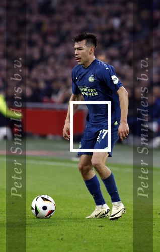 Amsterdam, 3 Februari 2024 AJAX-PSV, eindstand 1-1
Kompetitie Seizoen 2023-2024
Hirving Lozano