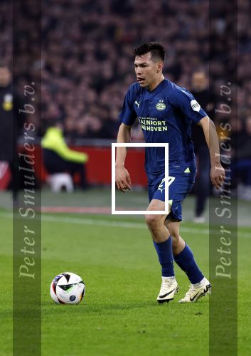 Amsterdam, 3 Februari 2024 AJAX-PSV, eindstand 1-1
Kompetitie Seizoen 2023-2024
Hirving Lozano