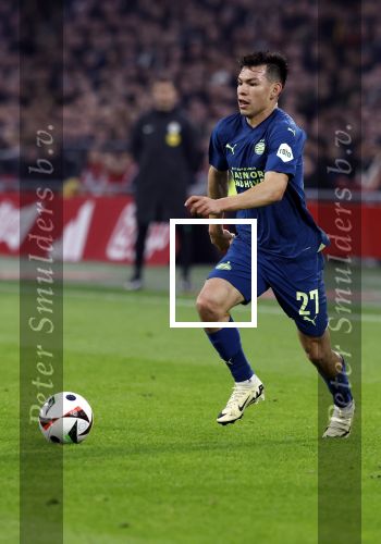 Amsterdam, 3 Februari 2024 AJAX-PSV, eindstand 1-1
Kompetitie Seizoen 2023-2024
Hirving Lozano