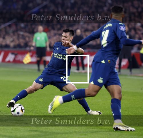 Amsterdam, 3 Februari 2024 AJAX-PSV, eindstand 1-1
Kompetitie Seizoen 2023-2024
Hirving Lozano