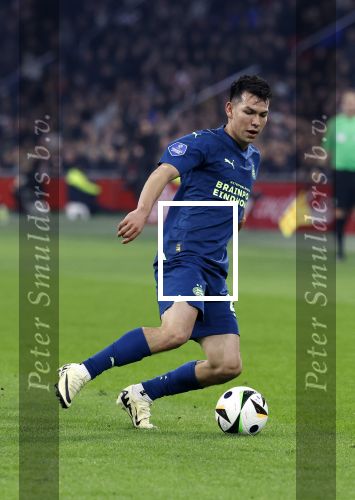 Amsterdam, 3 Februari 2024 AJAX-PSV, eindstand 1-1
Kompetitie Seizoen 2023-2024
Hirving Lozano