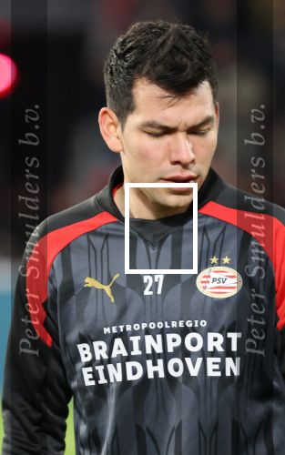 Eindhoven, 27 Januari 2023 
PSV-Almere City, eindstand 2-0
Hirving Lozano