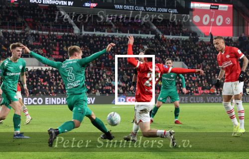 Eindhoven, 27 Januari 2023 
PSV-Almere City, eindstand 2-0
Hirving Lozano