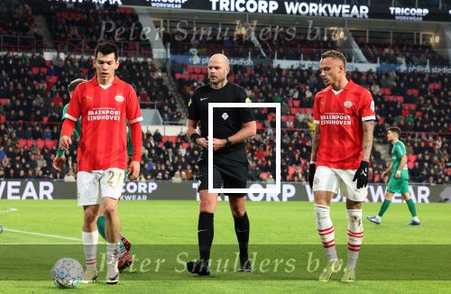 Eindhoven, 27 Januari 2023 
PSV-Almere City, eindstand 2-0
Hirving Lozano