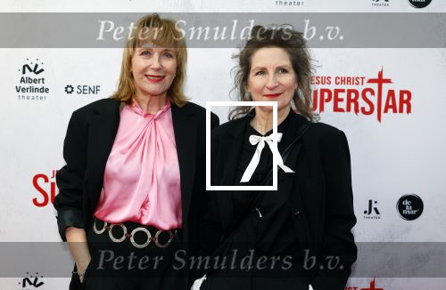 Amsterdam 21 januari 2024
Premiere Jesus Christ Superstar in het DeLaMar theater. Inge Ipenburg en Sylvia Holstijn