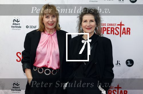 Amsterdam 21 januari 2024
Premiere Jesus Christ Superstar in het DeLaMar theater. Inge Ipenburg en Sylvia Holstijn