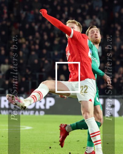 Eindhoven, 27 Januari 2023 
PSV-Almere City, eindstand 2-0
Jerdy Schouten