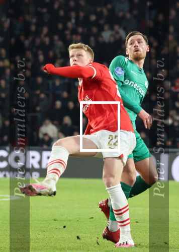 Eindhoven, 27 Januari 2023 
PSV-Almere City, eindstand 2-0
Jerdy Schouten
