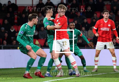 Eindhoven, 27 Januari 2023 
PSV-Almere City, eindstand 2-0
Jerdy Schouten