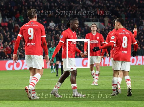 Eindhoven, 27 Januari 2023 
PSV-Almere City, eindstand 2-0
Johan Bakayoko