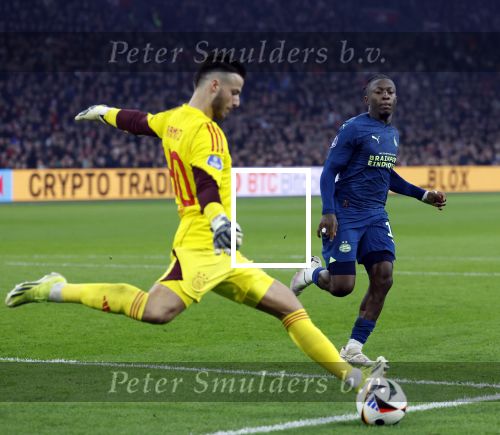 Amsterdam, 3 Februari 2024 AJAX-PSV, eindstand 1-1
Kompetitie Seizoen 2023-2024
Johan Bakayoko en Diant Ramaj
