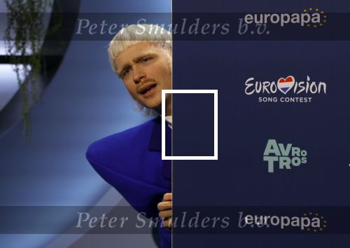Hilversum 29 februari 2024
Joost Klein presenteert het liedje Europapa bij de show van Arjan Lubch op het mediapark.