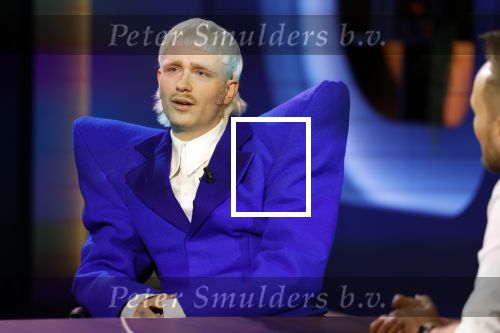 Hilversum 29 februari 2024
Joost Klein presenteert het liedje Europapa bij de show van Arjan Lubch op het mediapark.