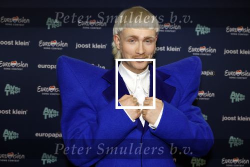 Hilversum 29 februari 2024
Joost Klein presenteert het liedje Europapa bij de show van Arjan Lubch op het mediapark.