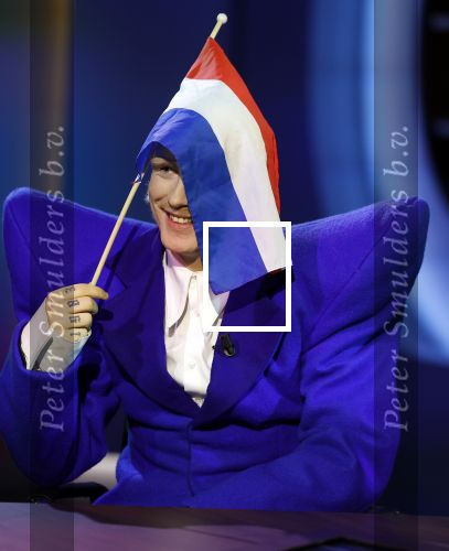 Hilversum 29 februari 2024
Joost Klein presenteert het liedje Europapa bij de show van Arjan Lubch op het mediapark.