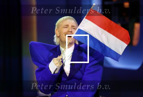 Hilversum 29 februari 2024
Joost Klein presenteert het liedje Europapa bij de show van Arjan Lubch op het mediapark.