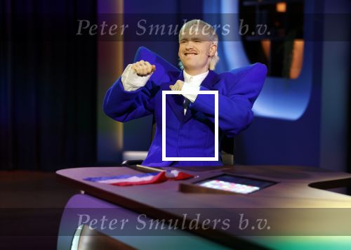 Hilversum 29 februari 2024
Joost Klein presenteert het liedje Europapa bij de show van Arjan Lubch op het mediapark.