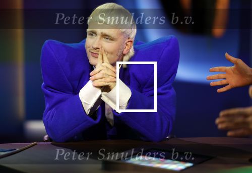 Hilversum 29 februari 2024
Joost Klein presenteert het liedje Europapa bij de show van Arjan Lubch op het mediapark.