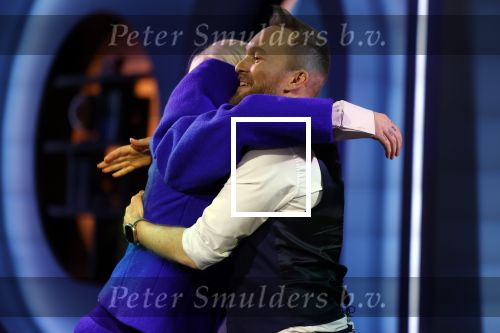 Hilversum 29 februari 2024
Joost Klein presenteert het liedje Europapa bij de show van Arjan Lubch op het mediapark.