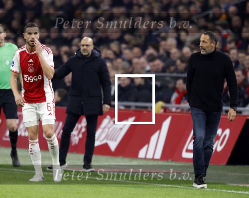 Amsterdam, 3 Februari 2024 AJAX-PSV, eindstand 1-1
Kompetitie Seizoen 2023-2024
Jordan Henderson en Johnny v t Schip