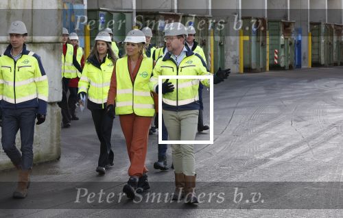 Eindhoven 1 februari 2024
Koningin Maxima op bezoek bij Renewi in Eindhoven .