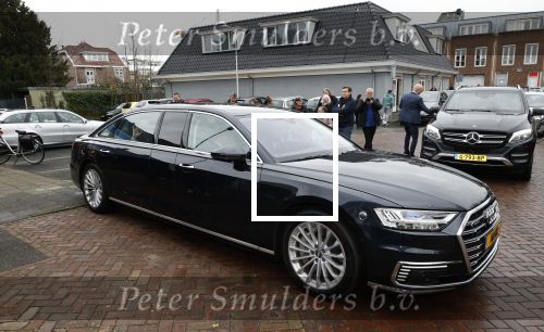 Sassenheim 15 februari 2024
Koningin Maxima bij JoJo in Sassenheim. Maxima haar nieuwe verlengde Audi A8 Htbrid