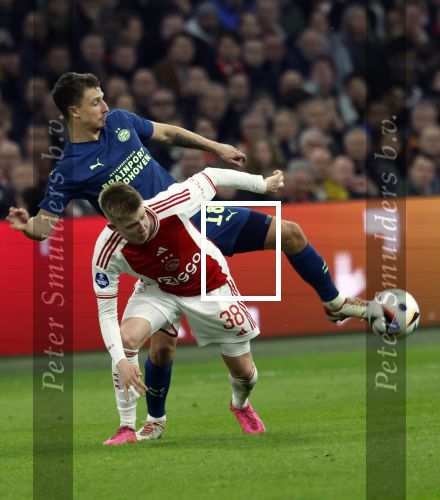 Amsterdam, 3 Februari 2024 AJAX-PSV, eindstand 1-1
Kompetitie Seizoen 2023-2024
Kristian Hlynsson en Olivier Boscagli