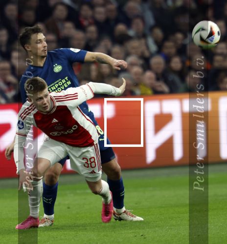 Amsterdam, 3 Februari 2024 AJAX-PSV, eindstand 1-1
Kompetitie Seizoen 2023-2024
Kristian Hlynsson en Olivier Boscagli