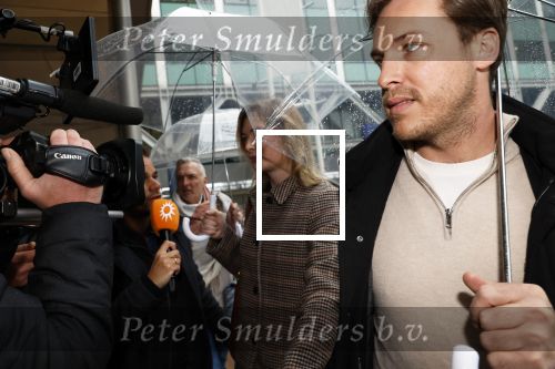 Den haag 16 februari 2024
Rechtszaak tussen vermeende verkrachter van Maxime Meiland in de rechtbank van Den Haag. Leroy Molkenboer Martien Meiland en Erica Meiland zijn er ook bij.