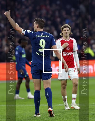 Amsterdam, 3 Februari 2024 AJAX-PSV, eindstand 1-1
Kompetitie Seizoen 2023-2024
Luuk de Jong