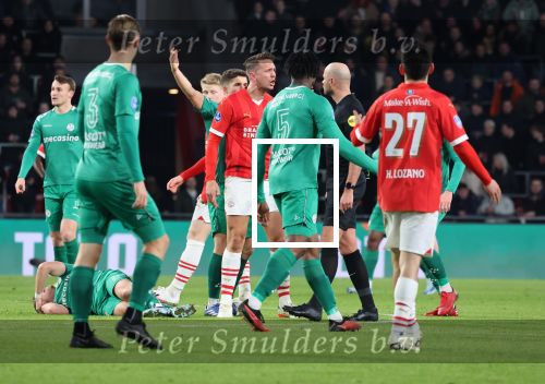 Eindhoven, 27 Januari 2023 
PSV-Almere City, eindstand 2-0
Luuk de Jong