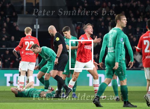 Eindhoven, 27 Januari 2023 
PSV-Almere City, eindstand 2-0
Luuk de Jong