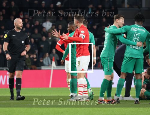 Eindhoven, 27 Januari 2023 
PSV-Almere City, eindstand 2-0
Luuk de Jong