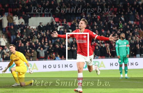 Eindhoven, 27 Januari 2023 
PSV-Almere City, eindstand 2-0
Luuk de Jong