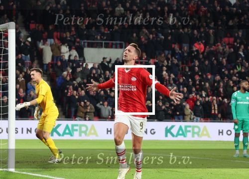 Eindhoven, 27 Januari 2023 
PSV-Almere City, eindstand 2-0
Luuk de Jong