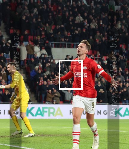 Eindhoven, 27 Januari 2023 
PSV-Almere City, eindstand 2-0
Luuk de Jong