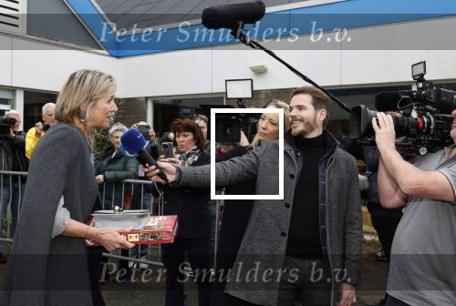 Sassenheim 15 februari 2024
Koningin Maxima bij JoJo in Sassenheim. Marius Looijmans en Mike Rutten