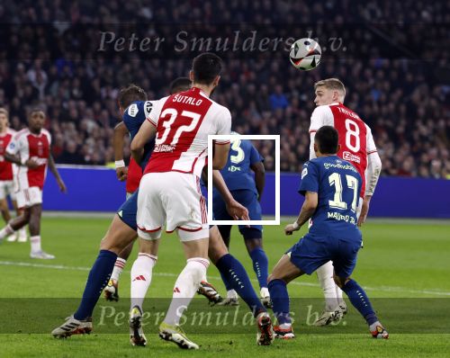 Amsterdam, 3 Februari 2024 AJAX-PSV, eindstand 1-1
Kompetitie Seizoen 2023-2024
Mauro Junior en Josip Sutalo