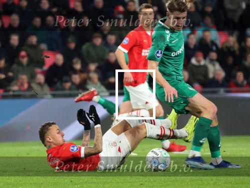 Eindhoven, 27 Januari 2023 
PSV-Almere City, eindstand 2-0
Noa Lang