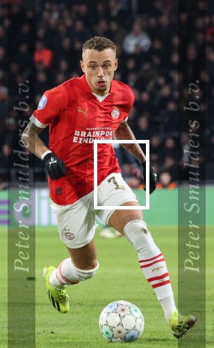 Eindhoven, 27 Januari 2023 
PSV-Almere City, eindstand 2-0
Noa Lang