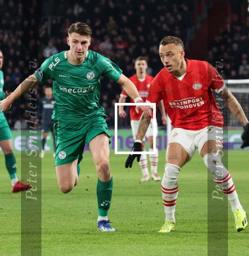 Eindhoven, 27 Januari 2023 
PSV-Almere City, eindstand 2-0
Noa Lang