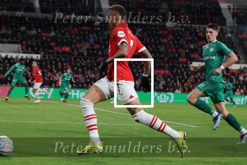 Eindhoven, 27 Januari 2023 
PSV-Almere City, eindstand 2-0
Noa Lang